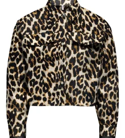 Kids Only Skjorte - Cropped - KogClara - Black/With Clara Leo