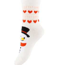 Kids Only Strømper - 2-pak - KogChristmas - Cloud Dancer/Snowman
