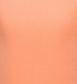 Kids Only Top - Rib - KogDrea - Salmon m. Broderi Anglaise