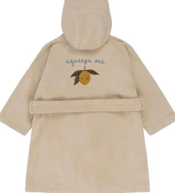 Konges Sløjd Badekåbe m. Broderi - Terry - Lemon