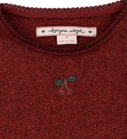 Konges Sløjd Bluse - Roli - Red Dahlia m. Glimmer