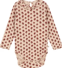 Konges Sløjd Body l/æ - Rib - Nia - Ruby Rose m. Hulmønster