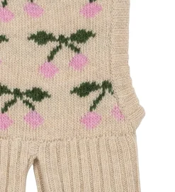 Konges Sløjd Elefanthue - Uld - Strik - 1-lags - Belou - Cherry