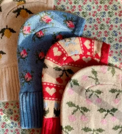 Konges Sløjd Elefanthue - Uld - Strik - 1-lags - Belou - Cherry