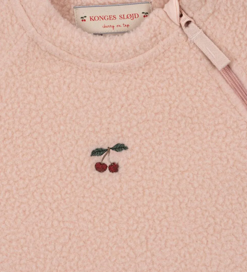 Konges Sløjd Fleecedragt - Safa - Rose Smoke