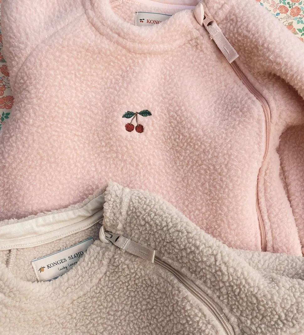 Konges Sløjd Fleecedragt - Safa - Rose Smoke