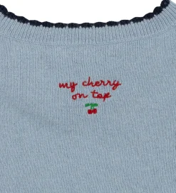 Konges Sløjd Kjole - Bomuld/Uld - Strik - Alexa - Blue Fog