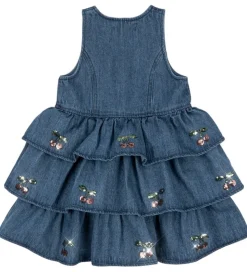 Konges Sløjd Kjole - Denim - Elba - Denim Blue m. Kirsebær