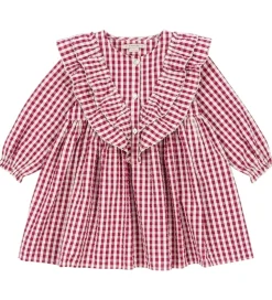 Konges Sløjd Kjole - Kim - Sangria/Butter Check