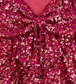 Konges Sløjd Kjole - Lila Sequin Bow - Sparkling Sangria