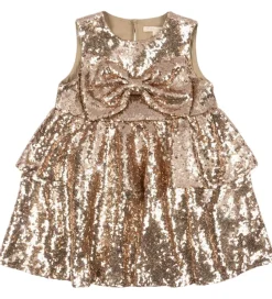 Konges Sløjd Kjole - Rosie - Smoke Gray m. Pailletter