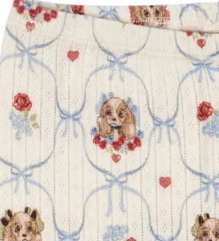 Konges Sløjd Leggings - Rib - Minnie - Puppy m. Hulmønster