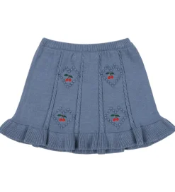 Konges Sløjd Nederdel - Strik - Soleil - Country Blue