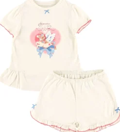 Konges Sløjd Shortssæt - T-shirt/Shorts - Famo Frill - Ecru