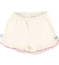 Konges Sløjd Shortssæt - T-shirt/Shorts - Famo Frill - Ecru