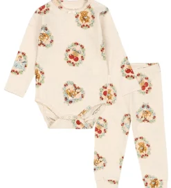 Konges Sløjd Sæt - Body l/æ/Leggings - Deer Diary