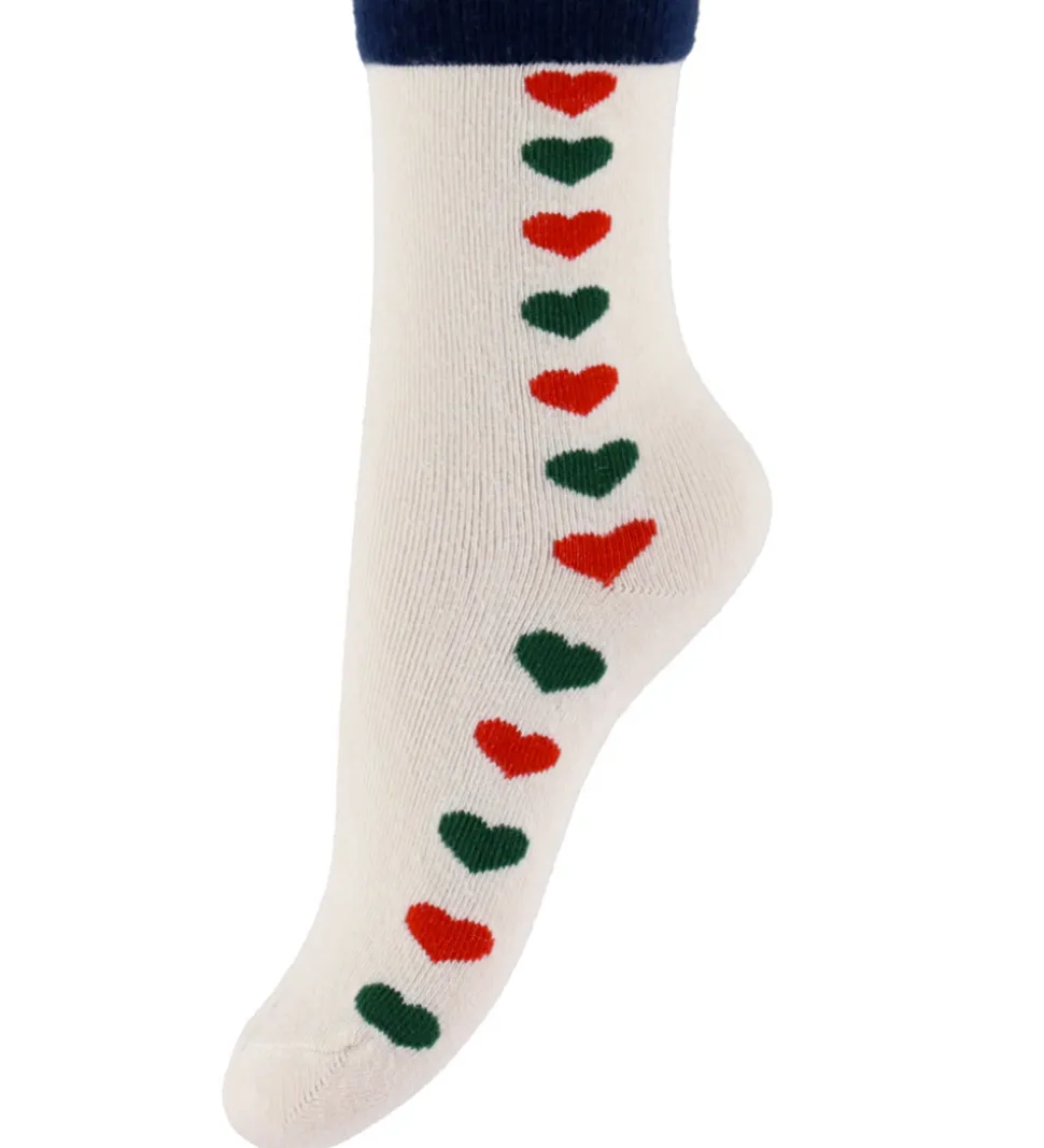 Konges Sløjd Strømper - 2-pak - Heart Mix