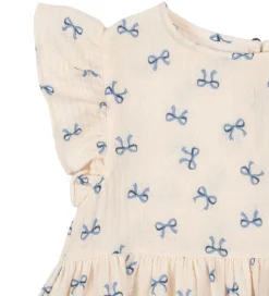 Konges Sløjd Top - Musselin - Coco - Bow Bleu