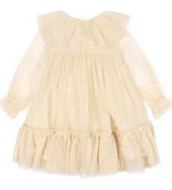 Konges Sløjd Tylkjole - Bow - Parchment