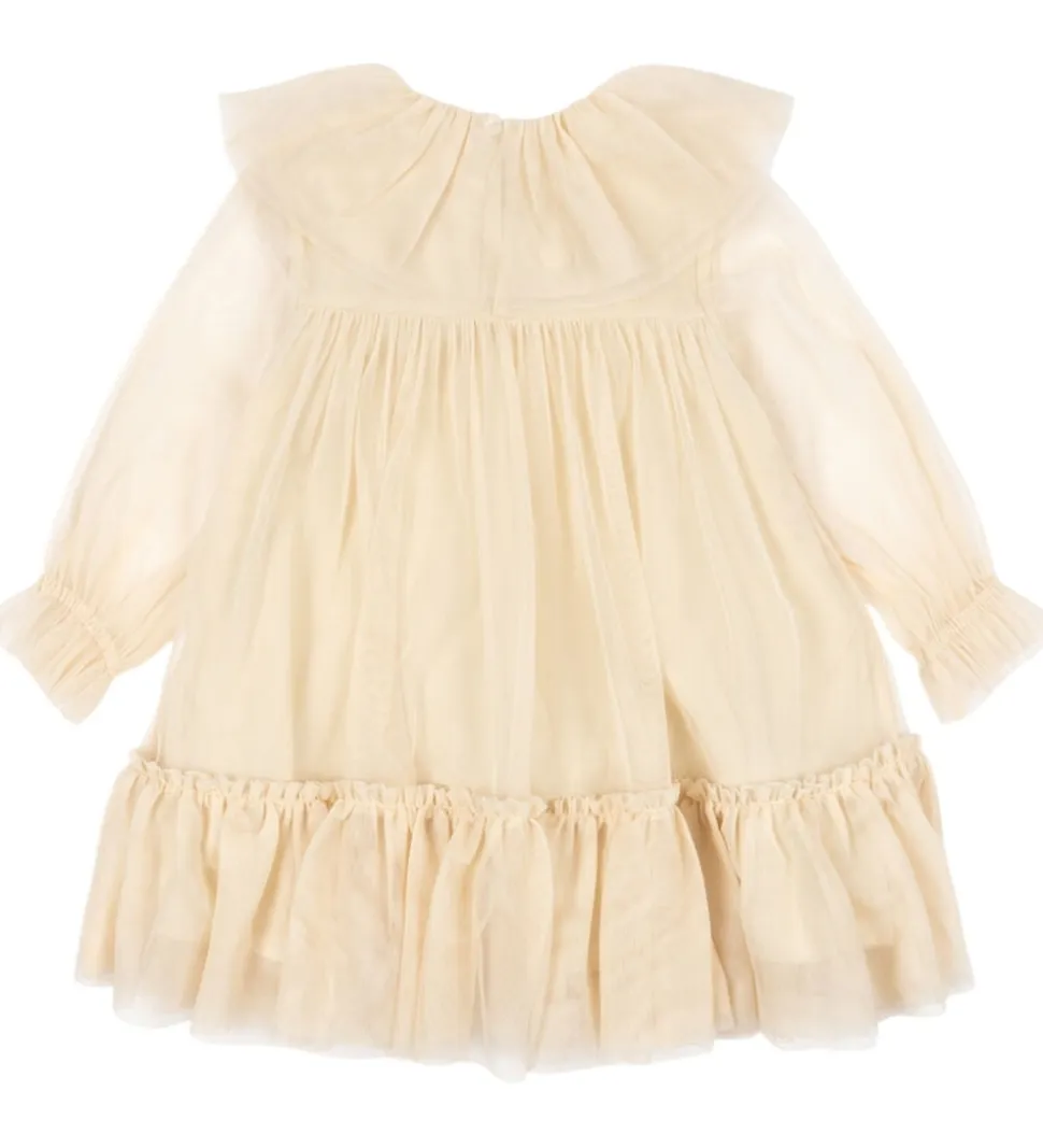 Konges Sløjd Tylkjole - Bow - Parchment