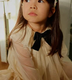 Konges Sløjd Tylkjole - Bow - Parchment