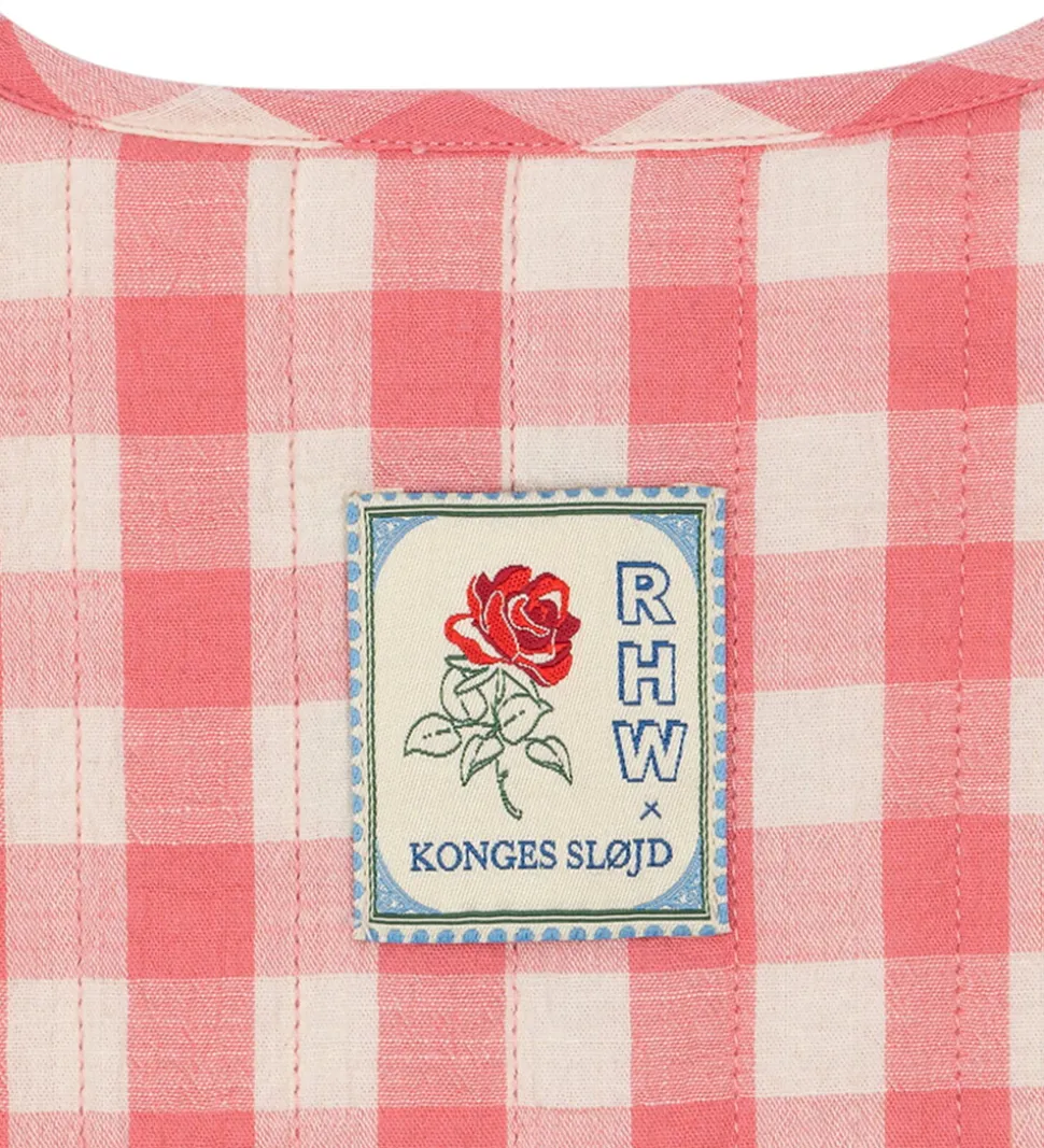 Konges sløjd x Rosie H-W Termojakke - Peach Blossom Check