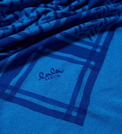 Lala Berlin Tørklæde - Triangle Trinity Classic M - Blå