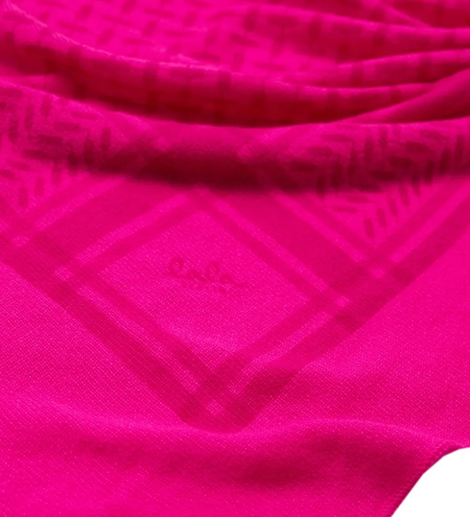 LaLa Berlin Tørklæde - 162x85 - Triangle Trinity - Pink/Azaela