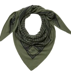 LaLa Berlin Tørklæde - 162x85 - Triangle Trinity - Moss/Asphalt