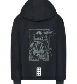 LEGO® Ninjago Vinterjakke - LWJesse 607 - Sort m. Print