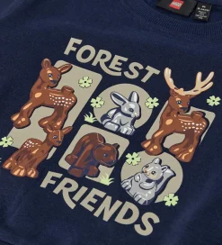 LEGO® Wear Duplo Sweatshirt - Mørkeblå m. Dyr