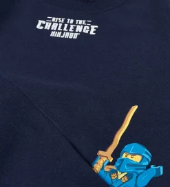 LEGO® Wear Ninjago Sweatshirt - LwsAku - Mørkeblå