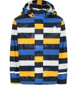 LEGO® Wear Regnjakke - PU - LWJonathan 102 - Blå m. Striber