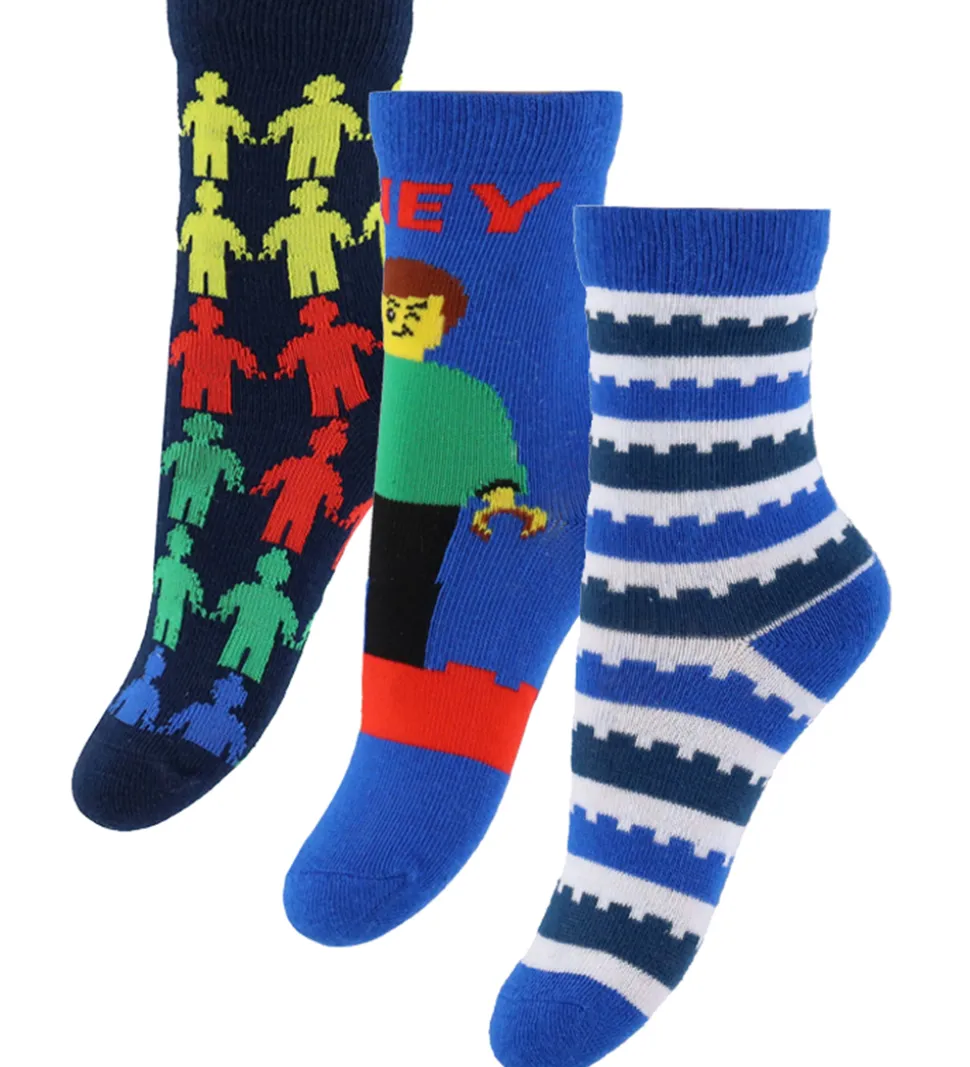LEGO® Wear Strømper - 3-pak - Blå