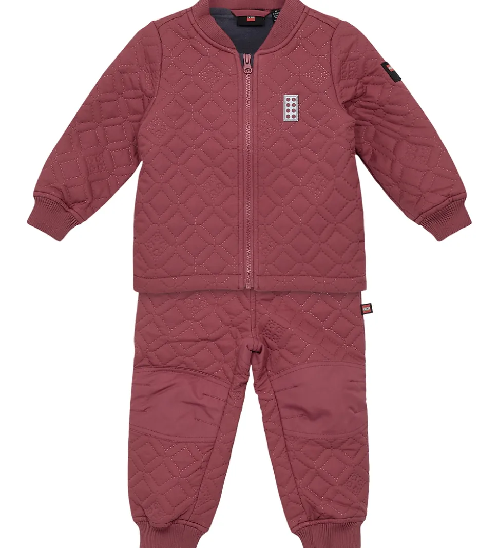 LEGO® Wear Termotøj m. Fleece - Quiltet - LWSaku 612 - Mørk Rosa