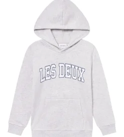 Les Deux Hættetrøje - Aidan - Snow Melange m. Logo