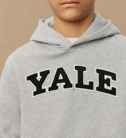 Les Deux Hættetrøje - Yale - Lys Grå Meleret/Sort