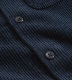 Les Deux Skjorte - Fløjl - Kody - Dark Navy