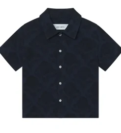 Les Deux Skjorte - Lesley Flower Tile - Navy/Dark Navy