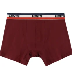Levis Boxershorts - 3-pak - Rød/Sort/Grøn