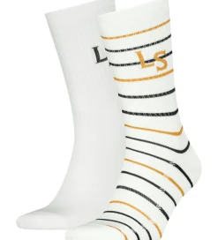 Levis Strømper - 2-pak - Hvid m. Striber