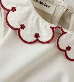 Lil' Atelier Body L/Æ - NmfFundo - Turtledove/ Red Dahila