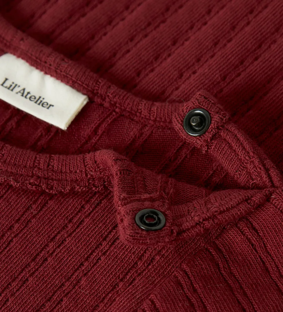 Lil' Atelier Body l/æ - Rib - NbfRita - Red Dahlia