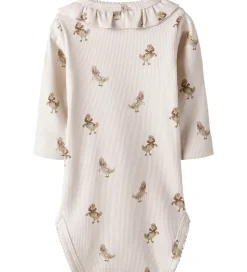 Lil' Atelier Body L/Æ - Rib - NbfLavo - Almost Mauve/Goose