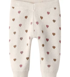 Lil Atelier Bukser - Strik - NbfSaran - Turtledove/Sepia Tint