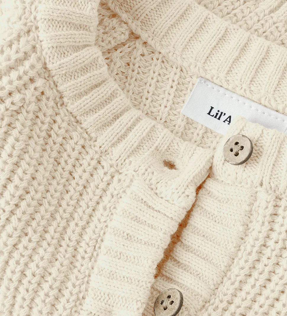 Lil' Atelier Cardigan - Strik - NmfEmlen - Turtledove