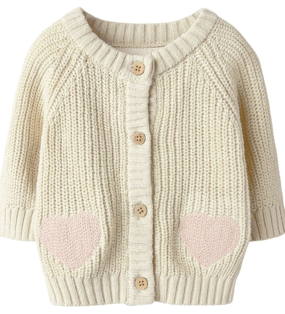Lil' Atelier Cardigan - Strik - NbfEmlen - Turtledove