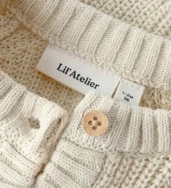 Lil' Atelier Cardigan - Strik - NbfEmlen - Turtledove