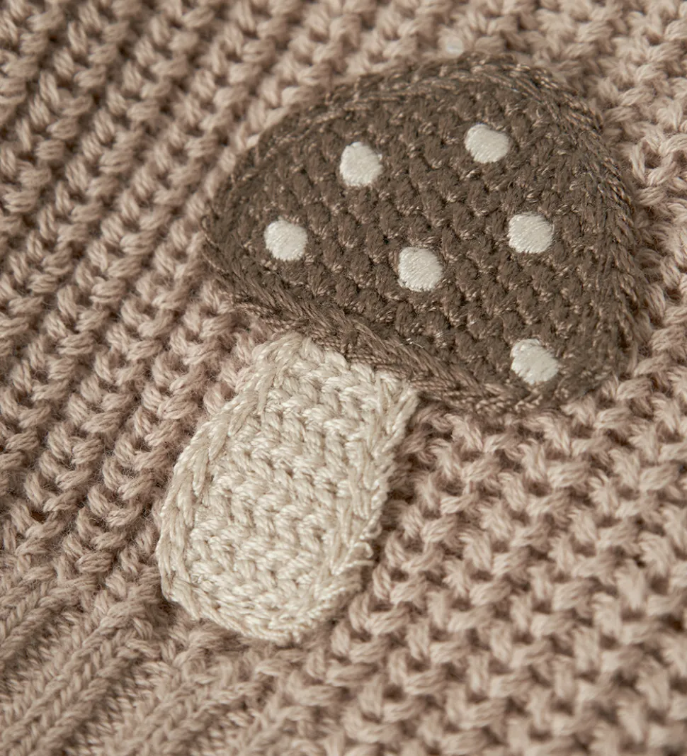 Lil Atelier Cardigan - Strik - NbmEmlen - Oxford Tan m. Svampe