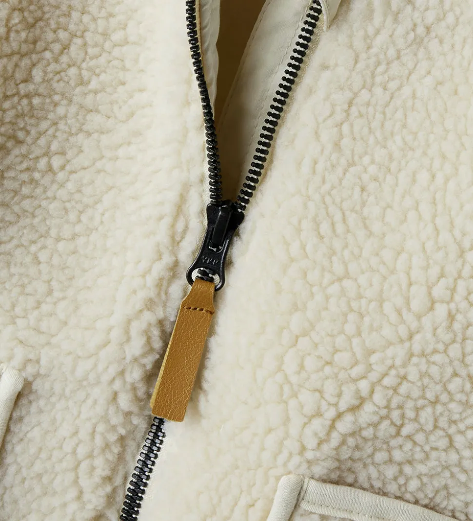 Lil' Atelier Fleecejakke - NmnLajo - Turtledove/Moon